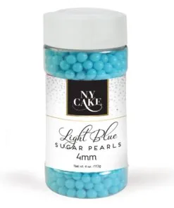 Blue Sugar Pearls 4 oz