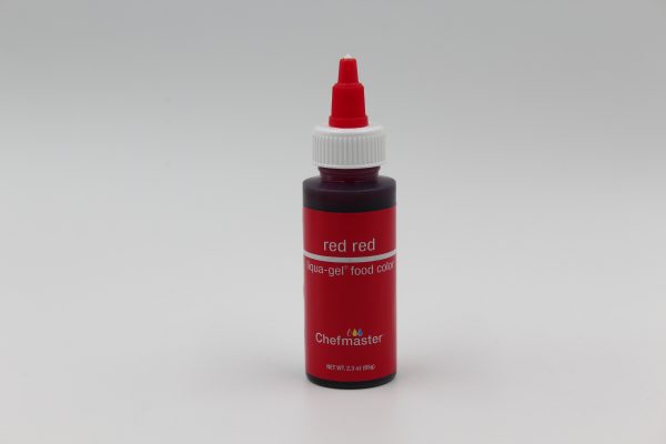 Red Red Chefmaster liqua Gel for decorating buttercream, cakes and cookies