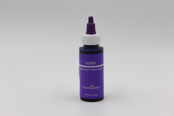 Violet Chefmaster liqua Gel for decorating buttercream, cakes and cookies