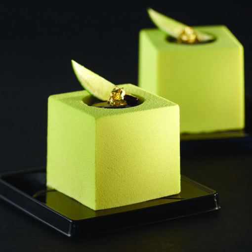 Cube Individual Dessert Mold for modern dessert