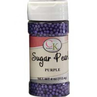Purple CK Sugar Pearls for cakes, cookies and cupcakes.