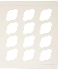 Holds 12 Mini Cupcakes Inserts – 12/pack