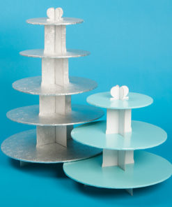 Disposable Cupcake Stands. 3 Tier and 5 Tier stands