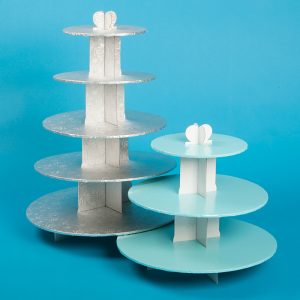 Disposable Cupcake Stands. 3 Tier and 5 Tier stands