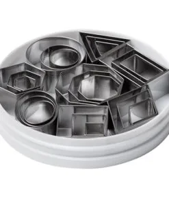 24 pc Geometric Shapes Cutter Set