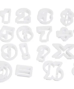22 Piece Number and Sign Cutter Set