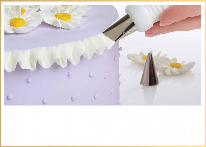 piping tips for decorating cakes, cookies and cupcakes