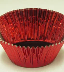 Red Foil Baking Cups 100/case