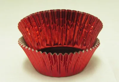 Red Foil Baking Cups 500/case