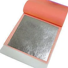 Edible Silver leaf for cakes, chocolates, cookies and cupcakes