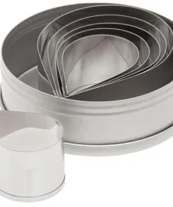 6 Pc. Plain Tear Drop Cutter Set