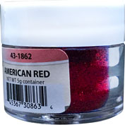red decorating sparkles for cakes and showpieces