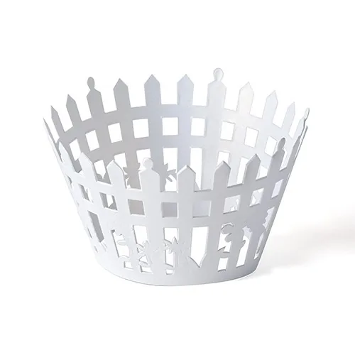 picket fence cupcake wrapper
