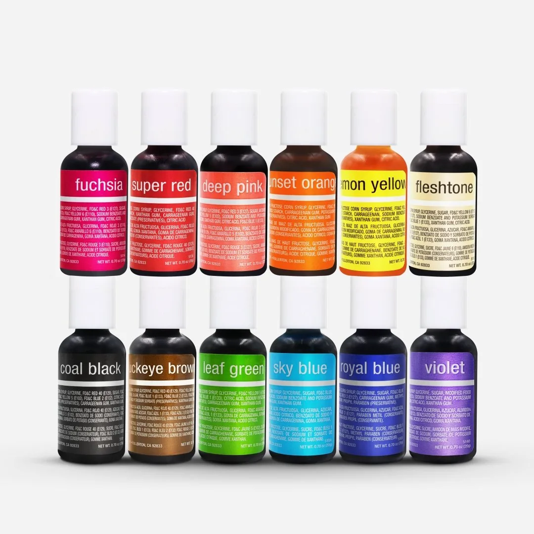12 colour .70oz chefmaster kit