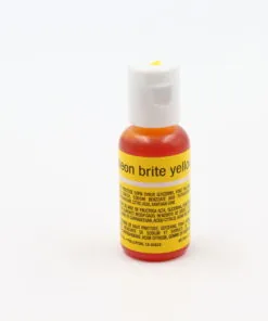 Neon Bright Yellow food gel for cake decorating, cookies and desserts