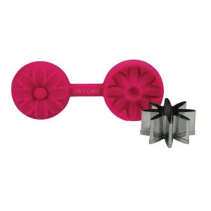 daisy flower cutter and veiner. perfect for fondant cakes and cupcakes