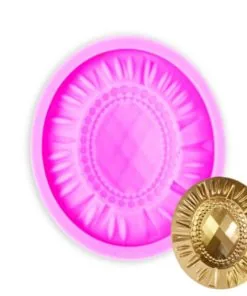 silicpne brooch mold to adorn cakes, cupcakes and centerpieces. purchase on create distribution