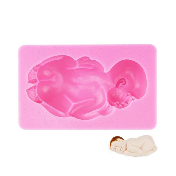 large baby silicone mold for baby shower cakes and cupcakes. purchase on create distribution.