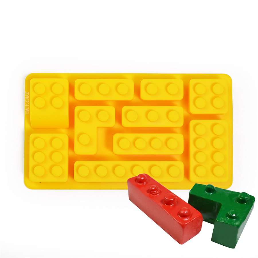Kritisch pensioen Slaapzaal Block Silicone Mold (Lego) 10 Cavities ⋆ Create Distribution Cake Supplies