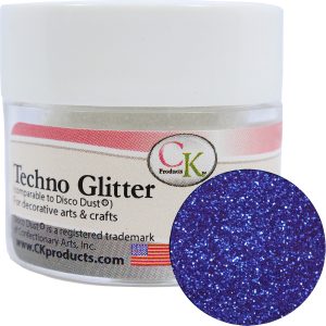 amethyst techno disco glitter for cake decorating, cupcakes and showpieces