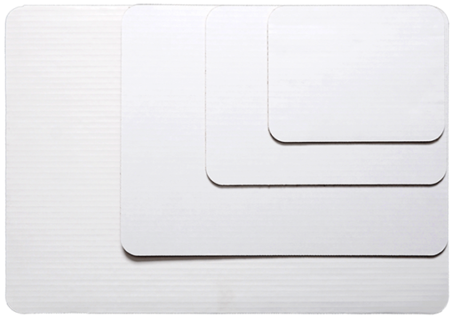 6/Pack - 1/4 Sheet Grease Resistant Boards