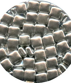 Silver Squares Dragees  3.7 oz - Image 2