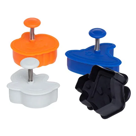 4 Piece Halloween Cutter Set