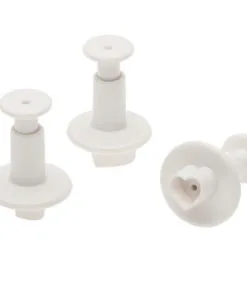 3 Heart Cutter Plunger Set