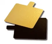 Gold Mono Portion Board 3 1/2" Square (50/case)