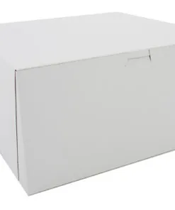 White 7x7x3.5" Bakery Box 12/pack