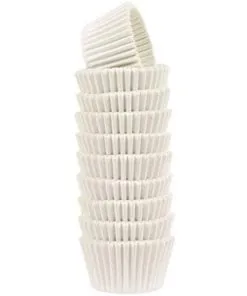 White Baking Cups 500/sleeve