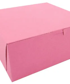 Case-Pink 10x10x4 Bakery Box