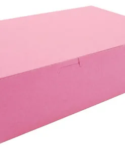Pink 14x10x4 Bakery Box  12/Pack