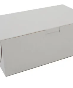 White 8x5.5x3.5 Bakery Box