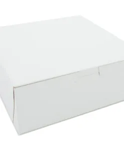 White 8x8x5 Bakery Box 12/Pack