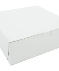 White 9x9x3.5 Bakery Box 12/pack