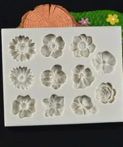 Finished Flowers Silicone Mold-11 Cavity - Image 3