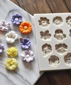 Finished Flowers Silicone Mold-11 Cavity
