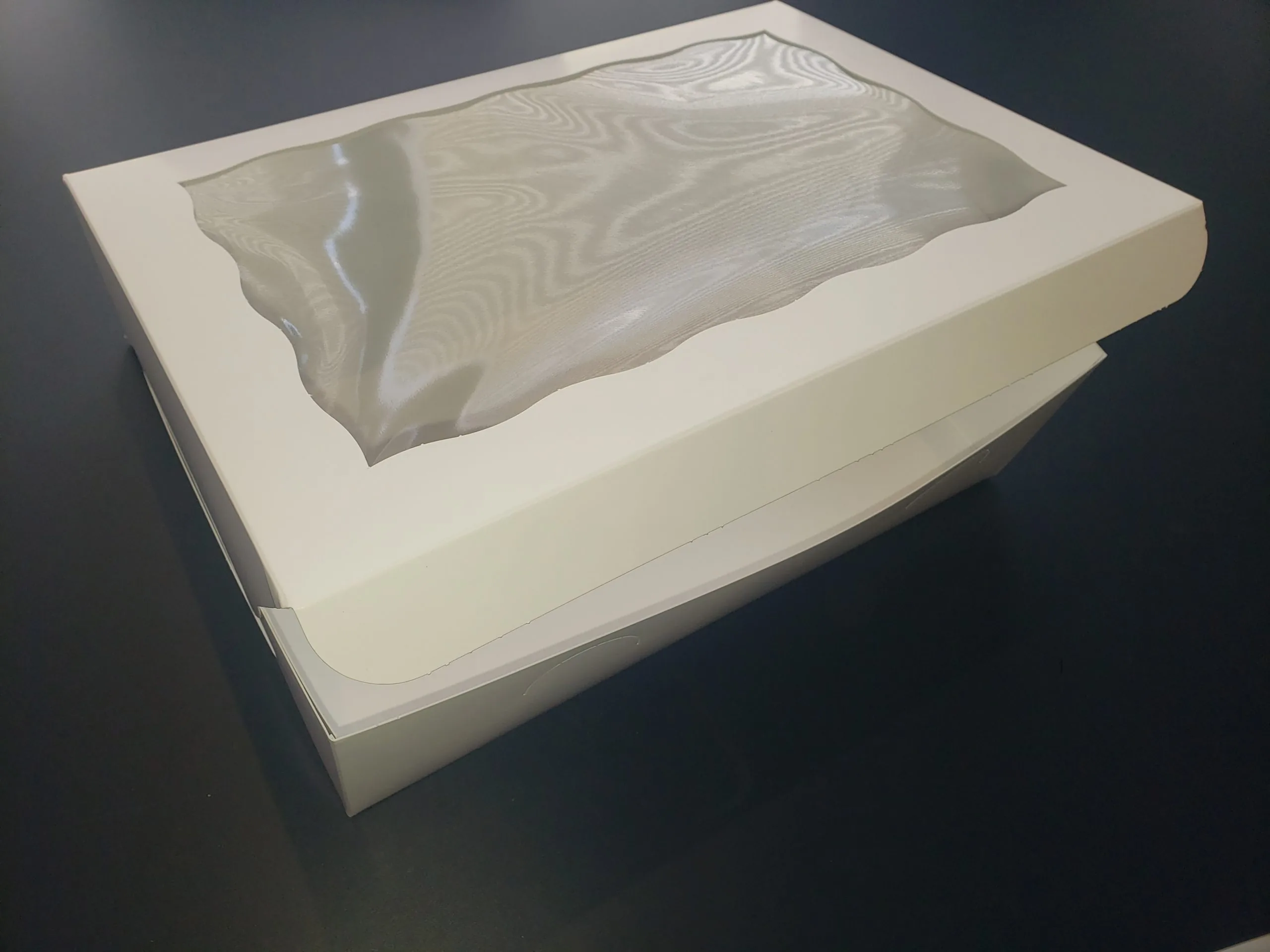 Case-14x10x4 Window White Bakery Box