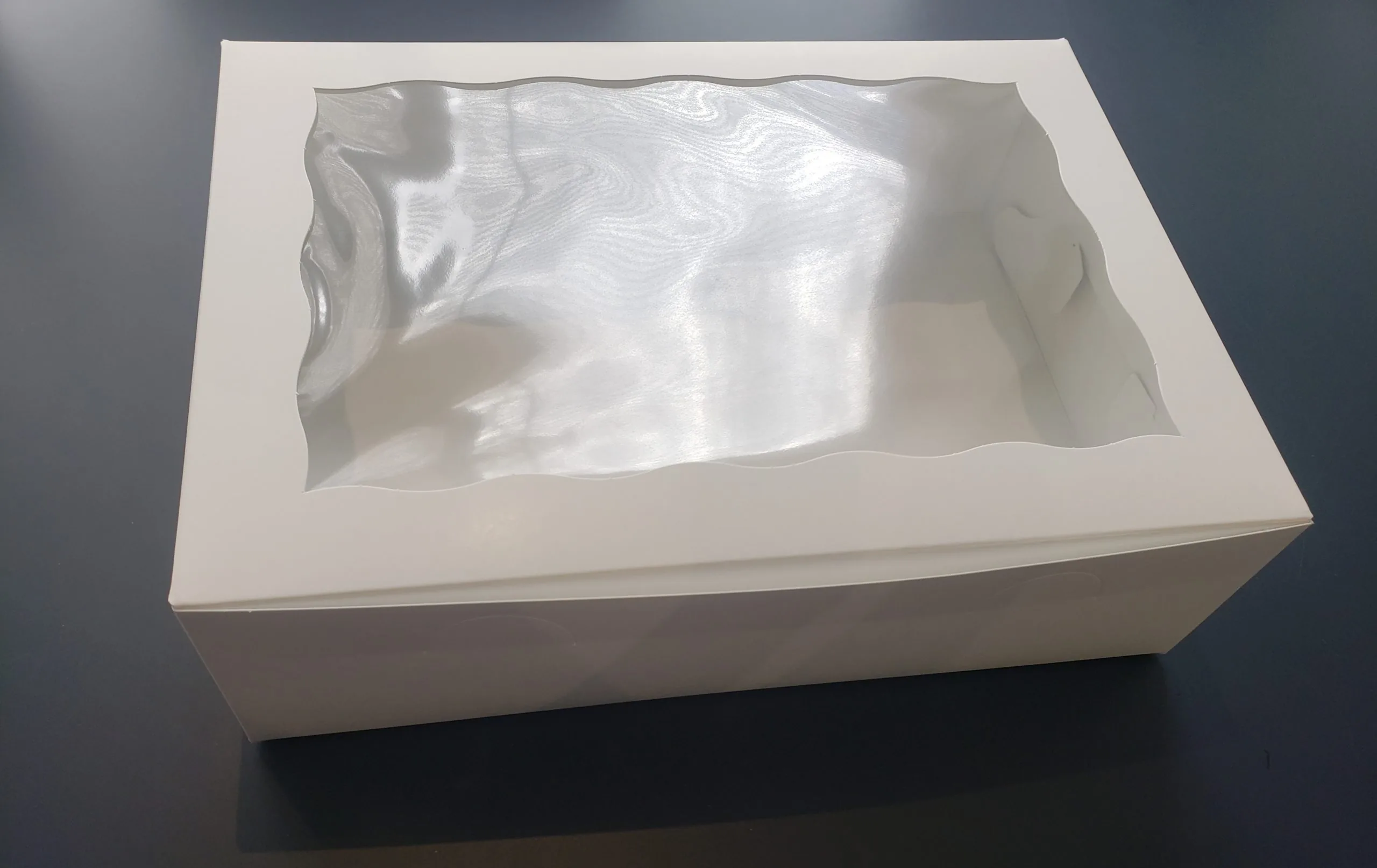 Case-14x10x4 Window White Bakery Box - Image 2