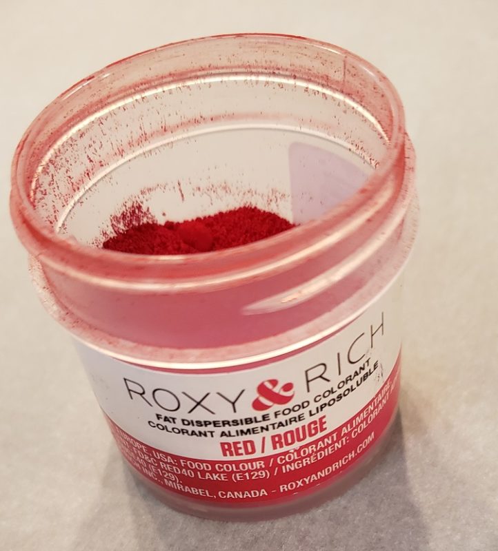 Roxy & Rich Roxy & Rich - Fat Dispersible Powdered Color, Red 