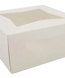 Case-10x10x4 Window White Bakery Box