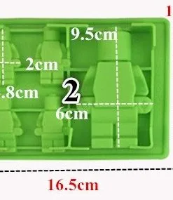 Building Block Robot Silicone Mold - Image 3