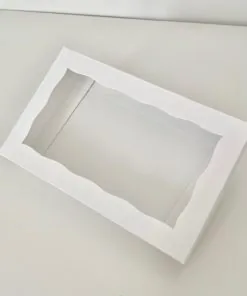 White 7 x 4 3/8 x 1 1/4 Cookie Box/10 Pack