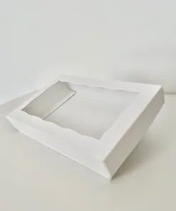 White 7 x 4 3/8 x 1 1/4 Cookie Box/10 Pack - Image 2