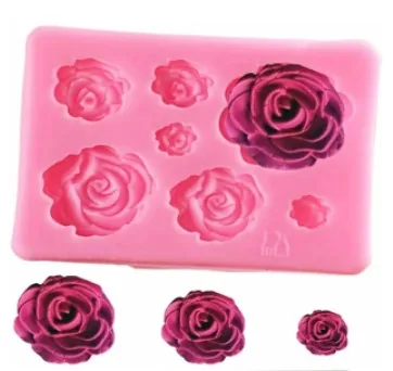 Rose Silicone Flower Mold