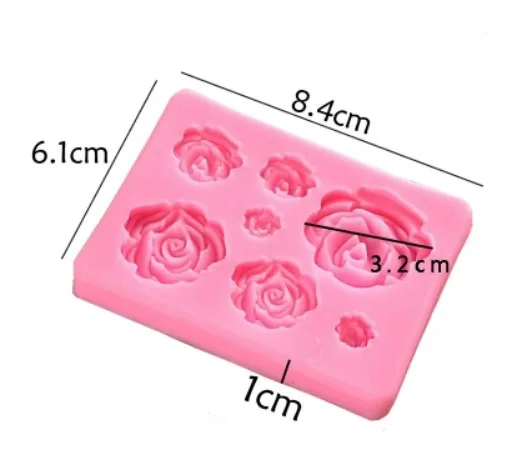 Rose Silicone Flower Mold - Image 2