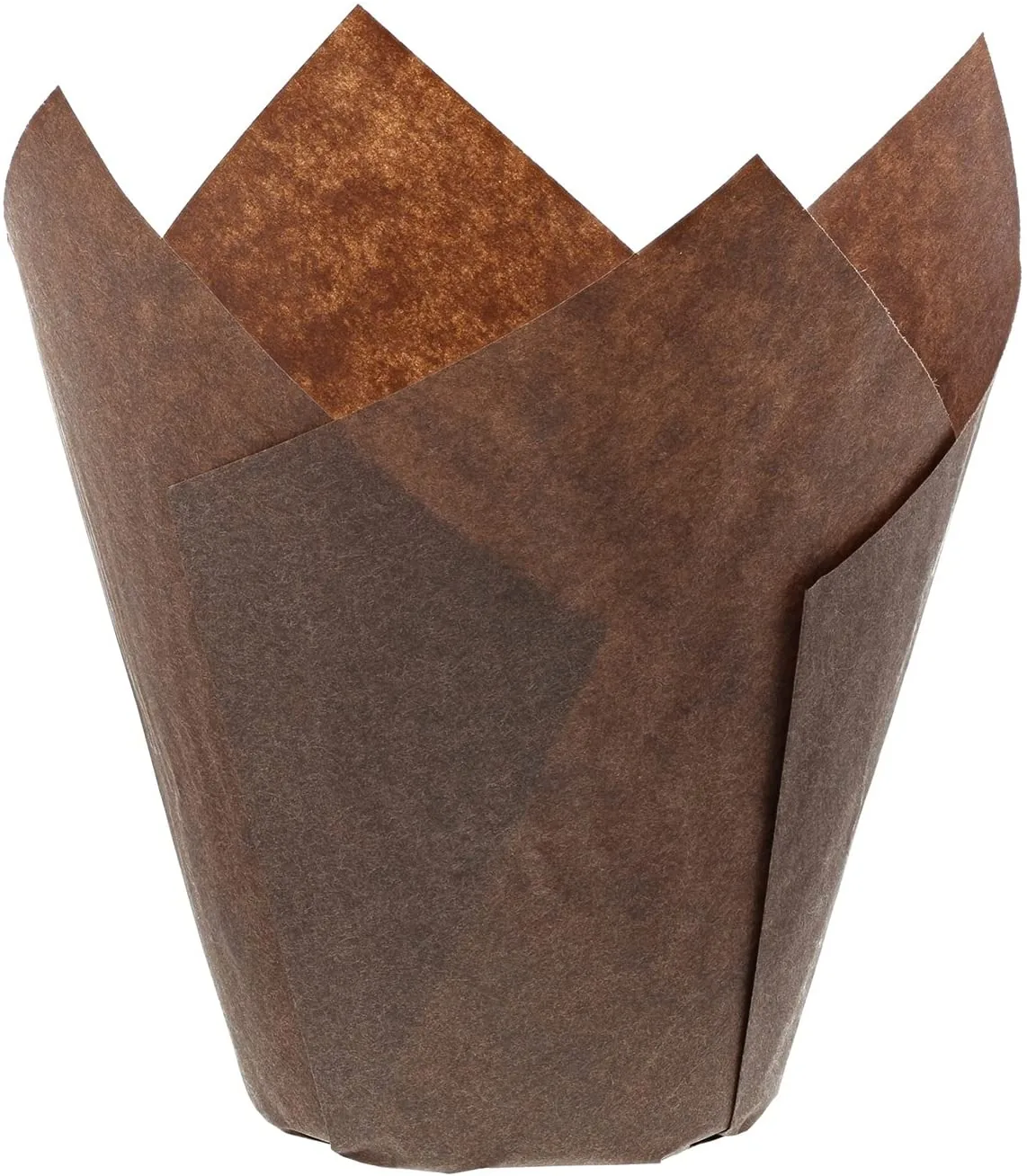 Brown Tulip Baking Cups 100/Pack