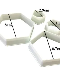 4pcs Soccer Ball Cutter Set (Hexagon/Pentagon) - Image 2