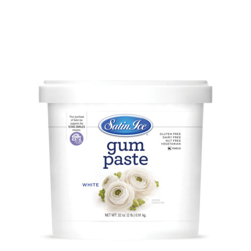 Satin Ice White Gum Paste 2lb